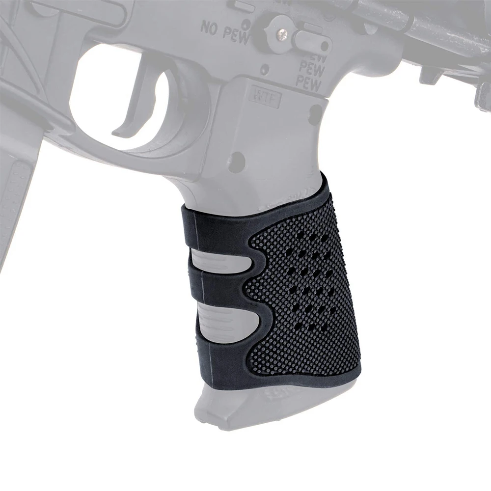 2Pcs Tactical Anti Slip Rubber Grip Sleeve Pistol Rubber Protect Cover Handgun Holster for GK 17 19 38 Hunting Airsoft Accessory