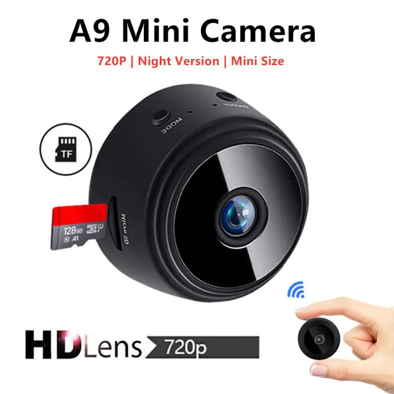 Мини IP Wi-Fi камера 720p датчик ночного видения Видеокамера движения DVR микро