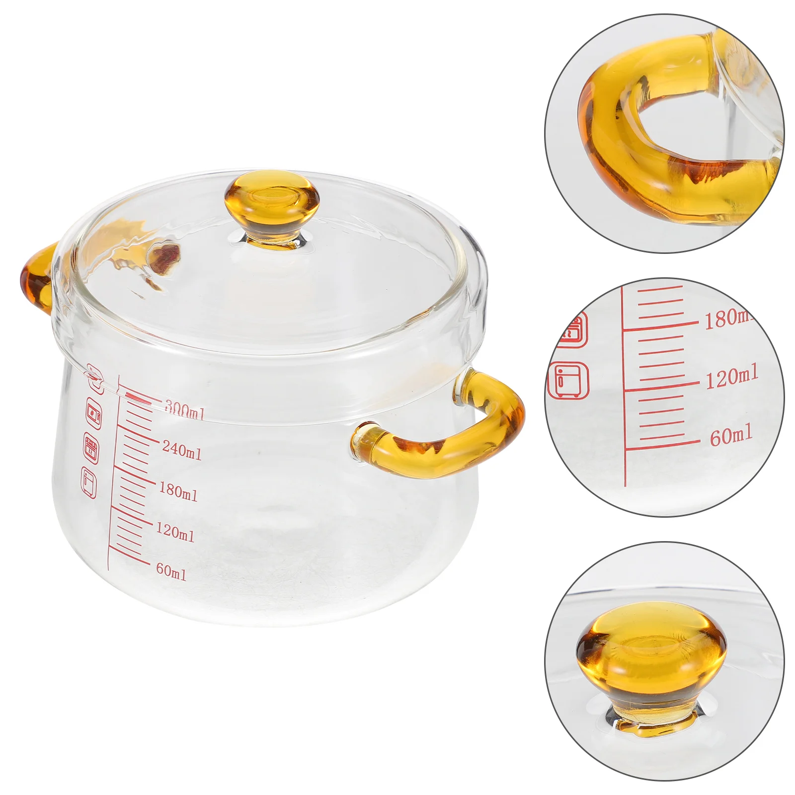 

Kitchen Glass Stew Pot Household Cookware Stove Cooking Pot Home Cooking Pot