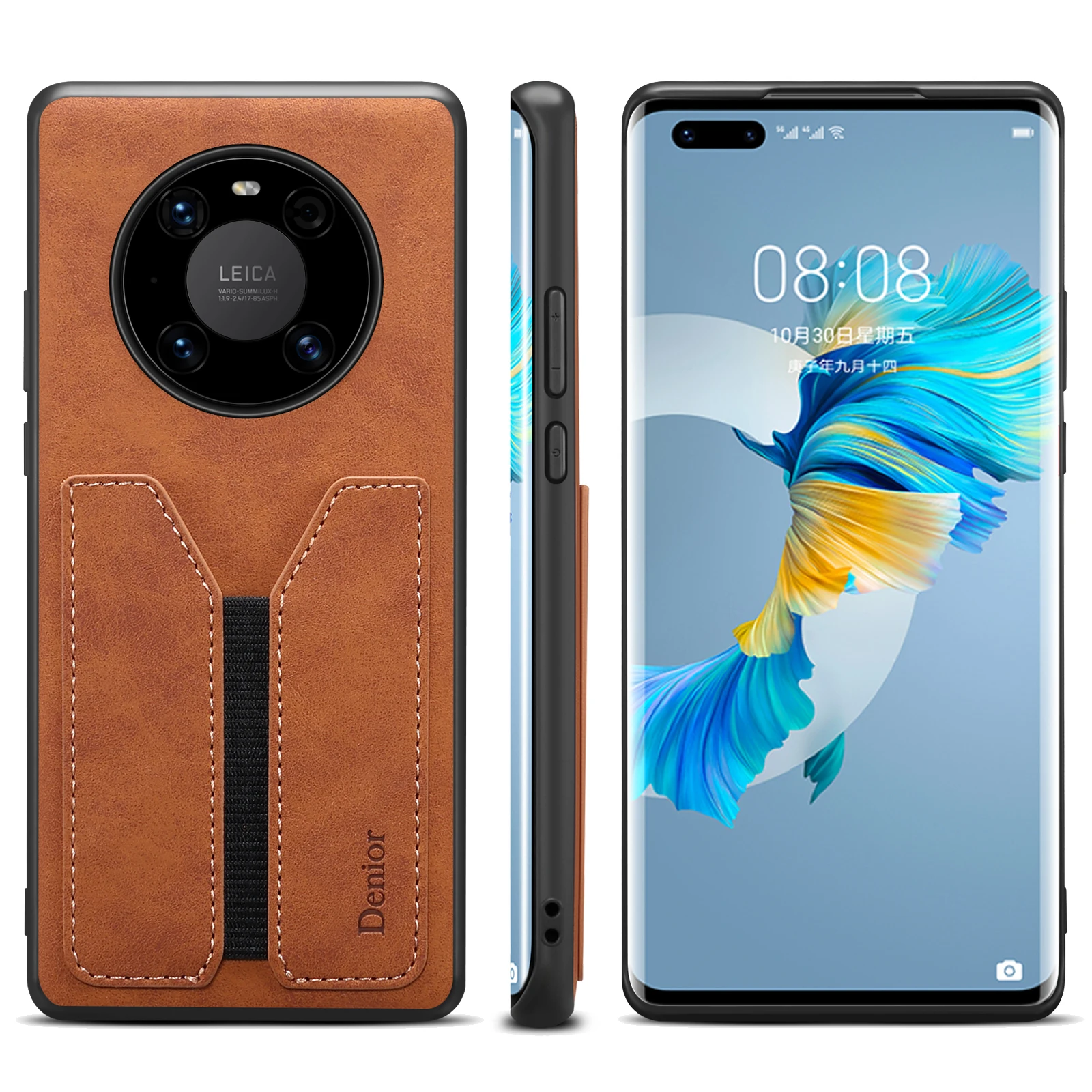 

Retro Pu Leather Case For Huawei Mate 60 50 40 30 Mate60 Pro Plus Card Slots Holder Anti Fall Mobile Phone Cover Shockproof