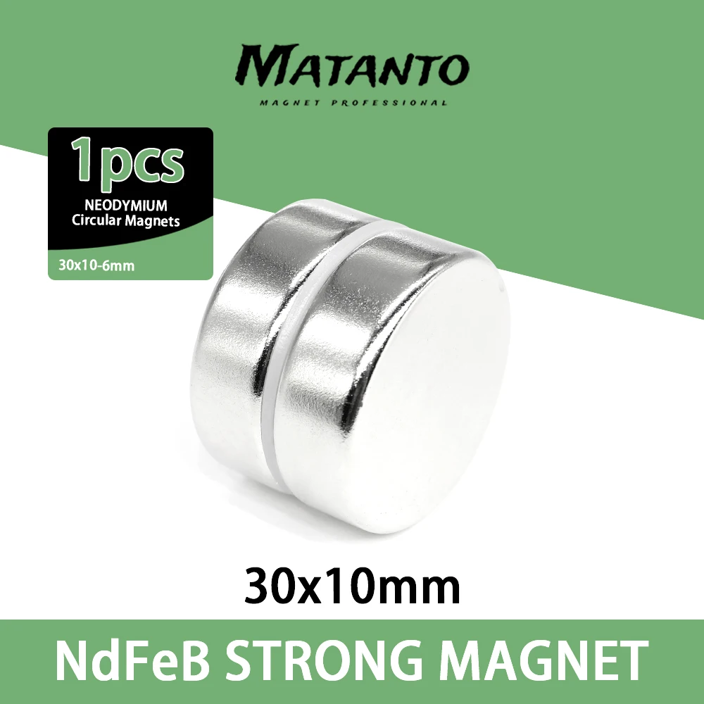 

1/2/3PCS 30x10 mm Circular Magnets 30mmx10mm N35 Thick Neodymium Magnet Dia 30x10mm Permanent NdFeB Magnetic magnet 30*10 mm