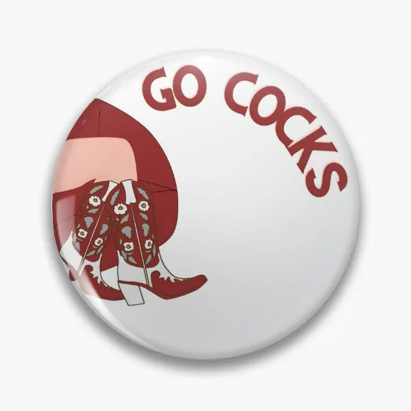 

Cowboy Boot Uofsc Gameday Soft Button Pin Fashion Collar Creative Jewelry Hat Gift Funny Cartoon Metal Lover Lapel Pin Women