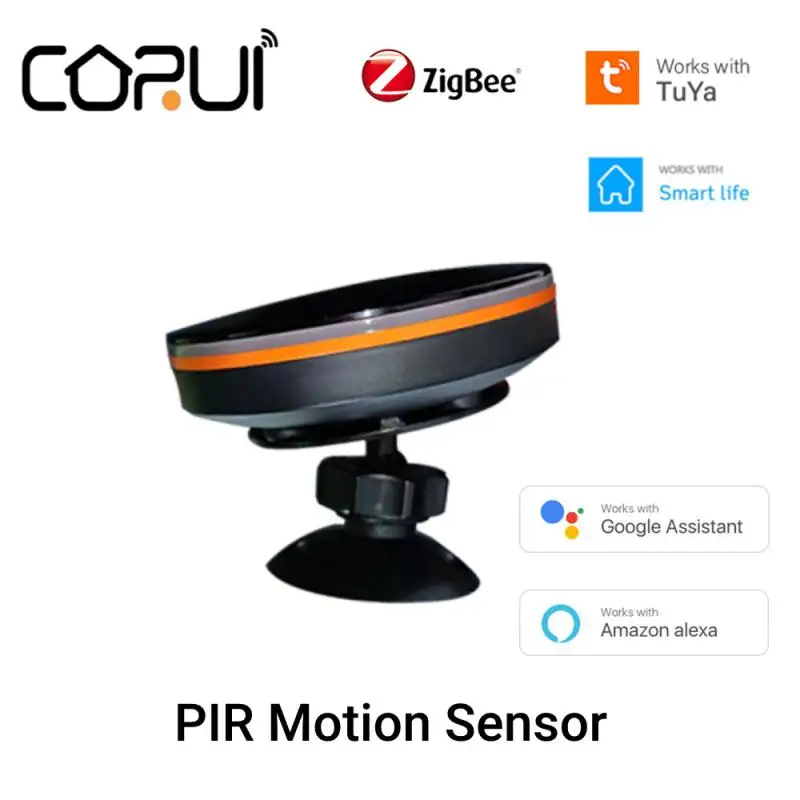 

CORUI Tuya Smart Zigbee PIR Motion Sensor Home Human Body Detector Security Alarm System Work With Smart Life Alexa Google Home