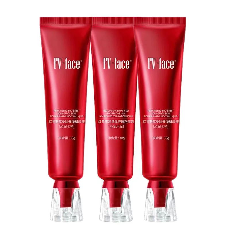 

FV-Face Red Ginseng Acne concealer Original FV foundation cream Maquilaj Waterproof Oil Control Full Cover Base Makeup Cosmetics