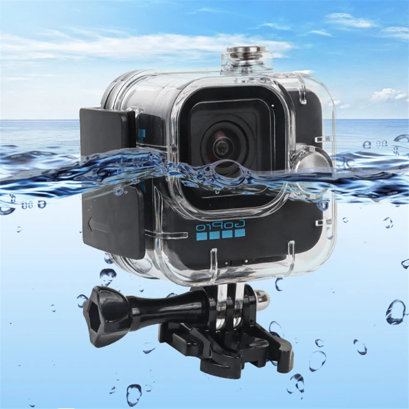 Estojo Impermeável para Gopro Hero 11 Mini Black Dive House Câmera de Esportes Mergulho Escudo Protetor Filtro para Gopro 11 10 45m