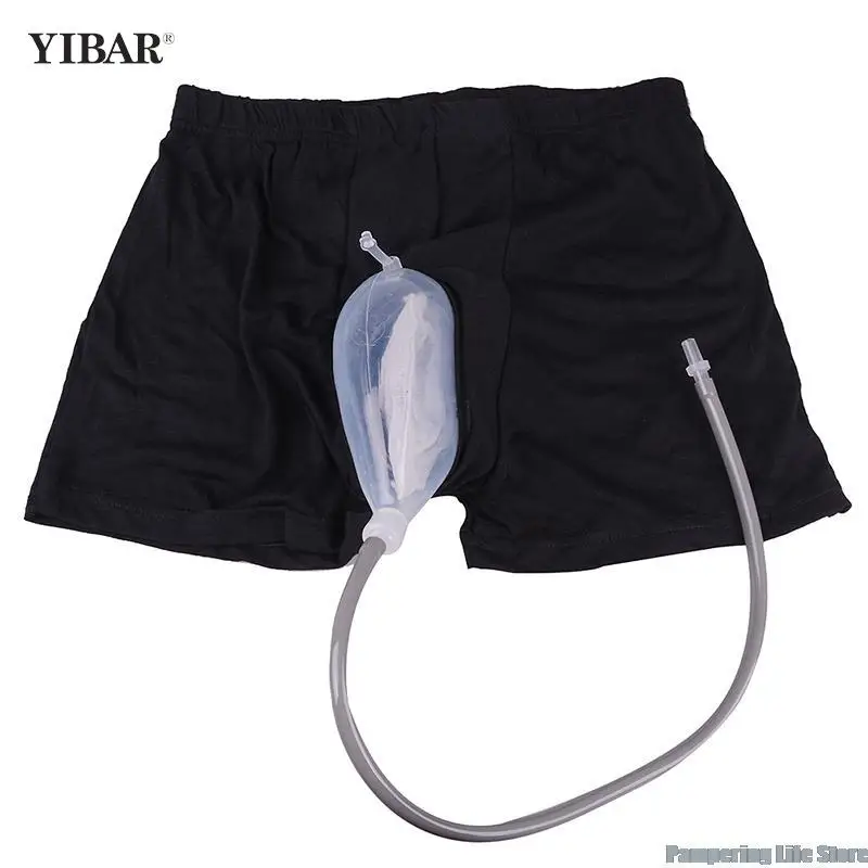 Shorts Urinal Bag 1 Set PVC Urine Funnel Pee Holder Collector With Catheter For Old Men Feminine Hygiene Health Care urine bag,disposable urine bag