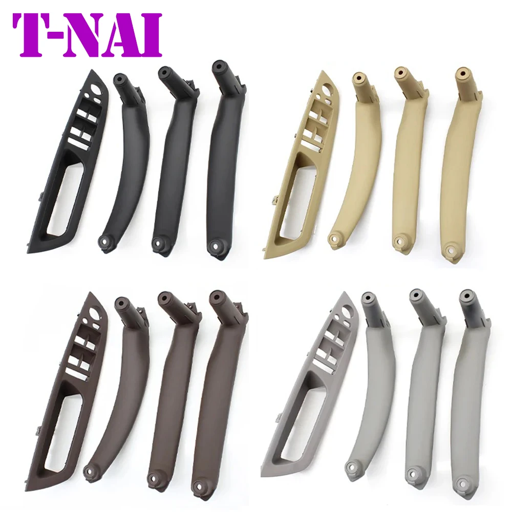 Комплект левых передних подлокотников для водительского сиденья LHD, 4 шт., подлокотники для межкомнатных дверей, замена ручки для BMW E70, E71, X5, X6, 2007-2013