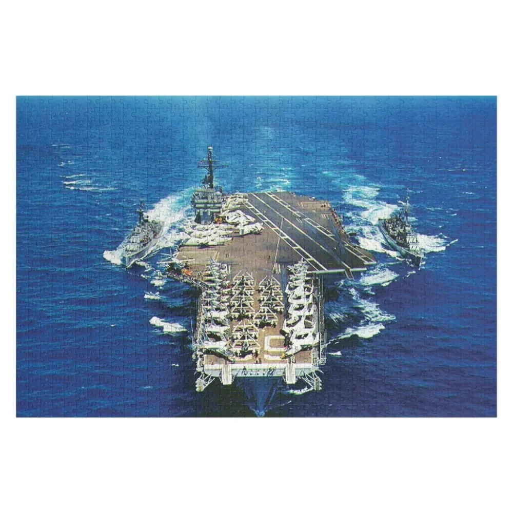 

USS KITTY HAWK (CVA-63) SHIP'S STORE Jigsaw Puzzle Custom With Photo Baby Wooden Puzzle