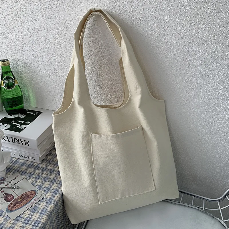 Vintage fabric shopping bag Moisture-proof large EVA composite simple  modern tote bag household foldable clothing storage bucket - AliExpress