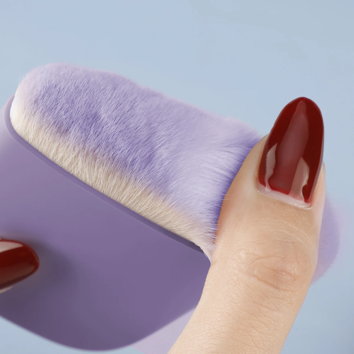 1pcs 블러쉬 브러쉬 렌즈콩 베이스 브러쉬(카톤 메이크업 브러쉬 포함) 귀여운 파우더 메이크업 브러쉬 도구
