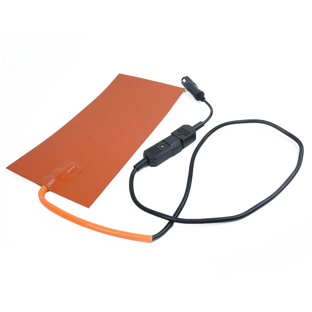 Flexible Silicone heating Pad Food Heater Hot Pizza 100W 65 degrees Delivery Bag Mat Orange Temperature Useful
