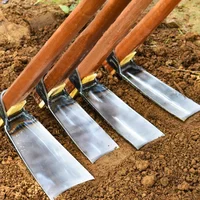 Agricultural Tools for Digging Soil Weeding Hoeing Weeders Household Hoe for Vegetable Planting Multipurpose Manganese Steel 2