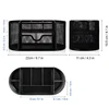 1pc Metal Multifunctional Pen Holder Office Supplies Creative Cool Crafts Desktop Hollow Storage Box 5