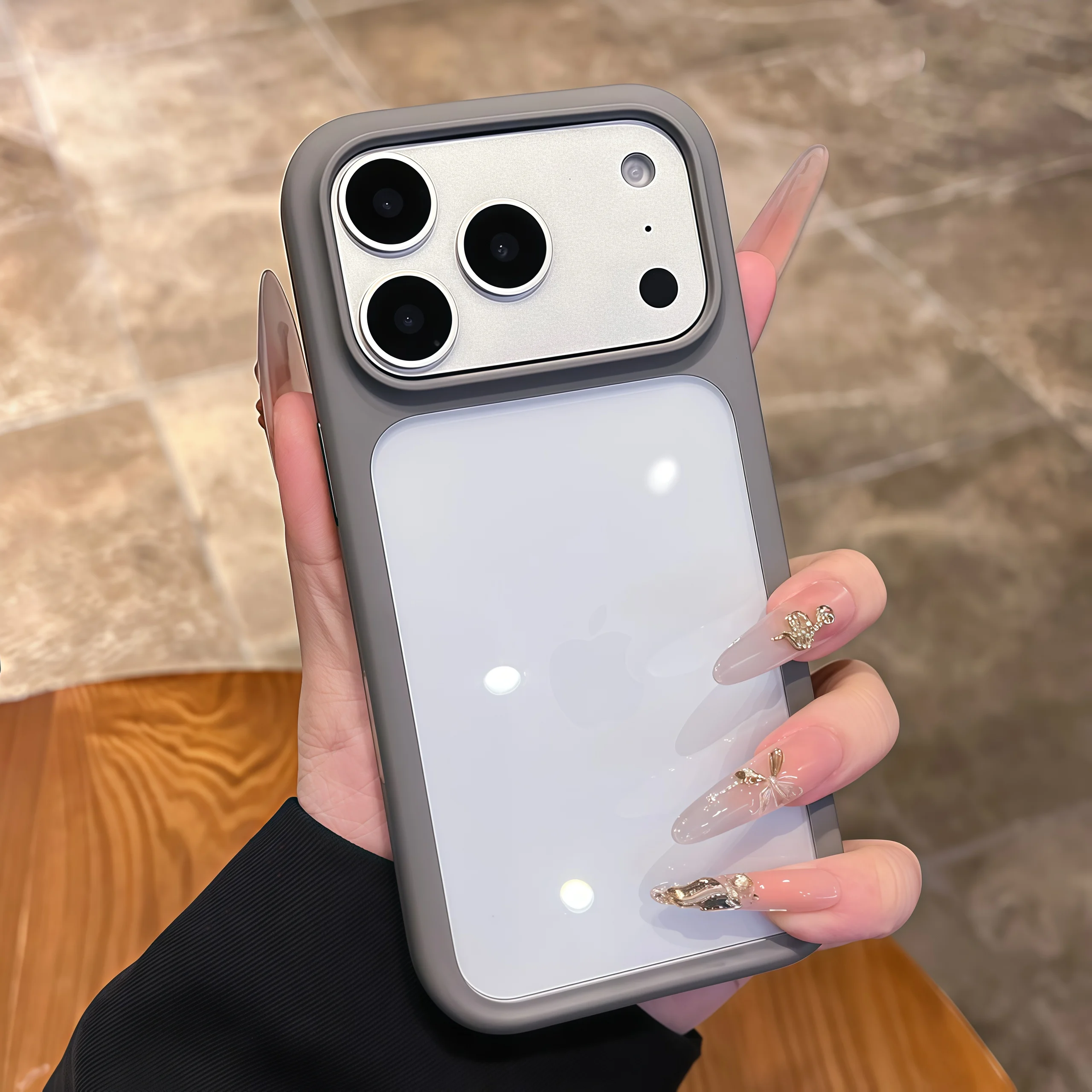 Luxury Ultra Hybrid Crystal Clear Phone Case with Air Lens and Shockproof Cover