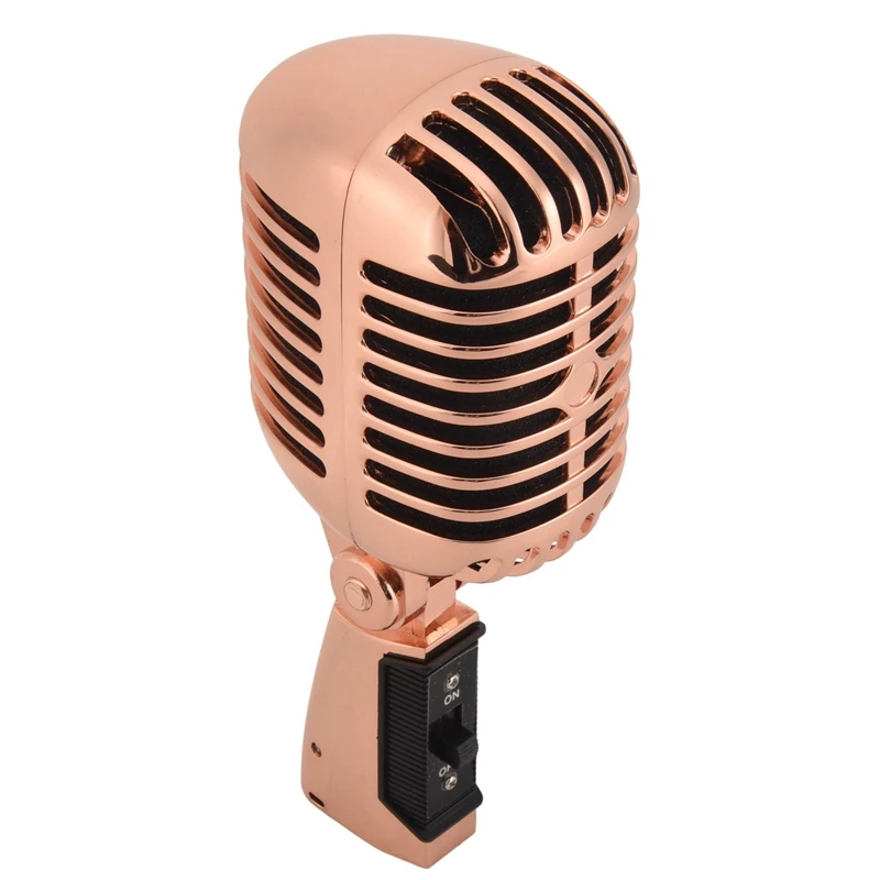 Professional Wired Vintage Classic Microphone Dynamic Vocal Mic Microphone For Live Performance Karaoke