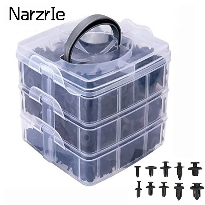 Car fastener clips car retainer clips auto fastener clips car fastener clip auto fastener clip kit 300/620PCS Car Fastener Clips Mixed Car Fasteners Door Trim Panel Auto Bumper Rivet Retainer Push Engine Cover Fender Clip