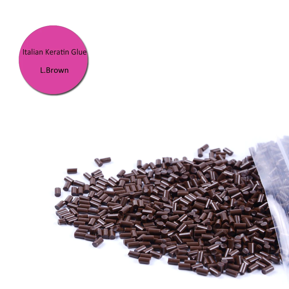 Keratina 25G Italian keratin glue grain Hard Keratin glue Pellet Italian Keratin Glue Hair Bonding Glue For Extensions