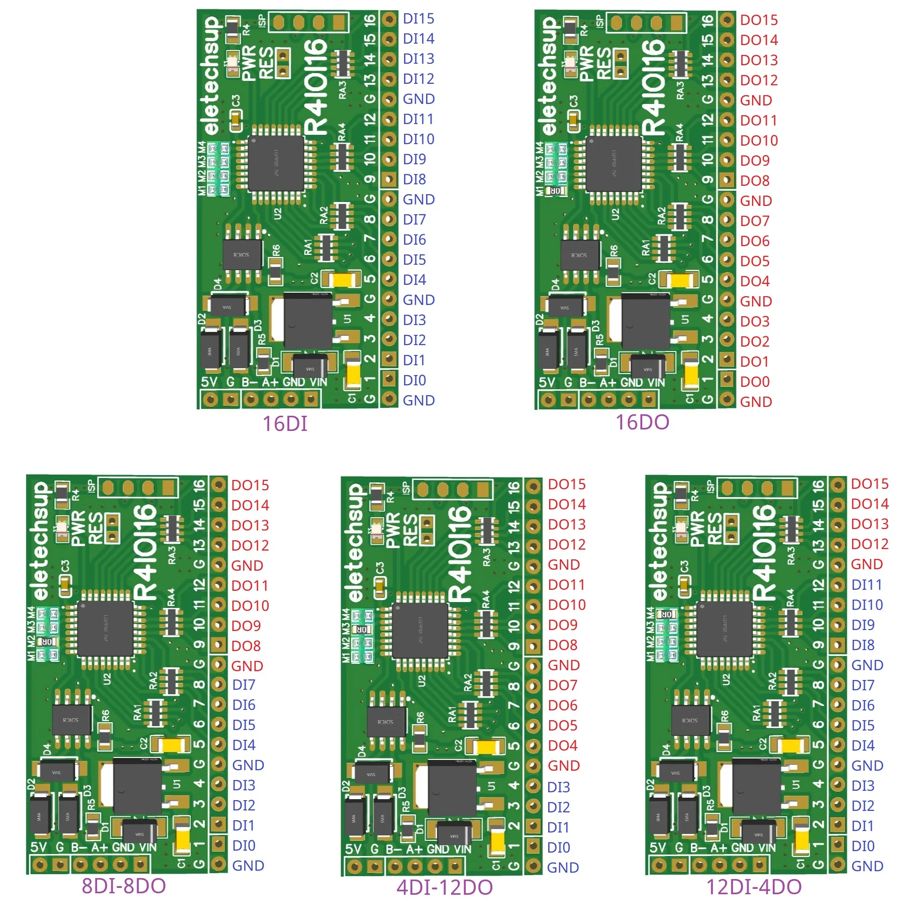 รูปสินค้า โมดูลควบคุมอัจฉริยะ RS485 Modbus RTU สำหรับระบบอัตโนมัติ