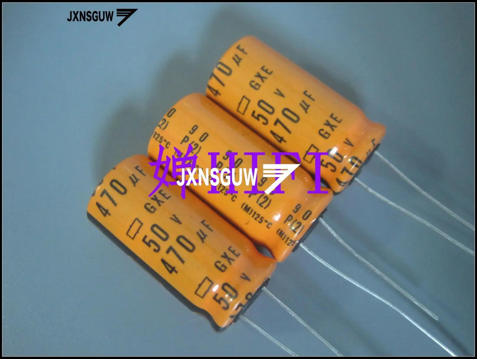 

10PCS NIPPON GXE 50V470UF 12.5X25MM NCC Aluminum electrolytic capacitor 470UF/50V CHEMI-CON 125 degrees 470uF 50V