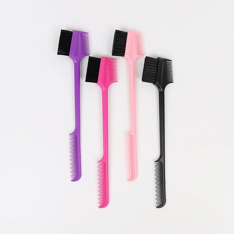 1 brosse à cheveux antistatique en plastique, contrôle à trois côtés, brosse de teinture pour cheveux, outil de coiffure et de teinture