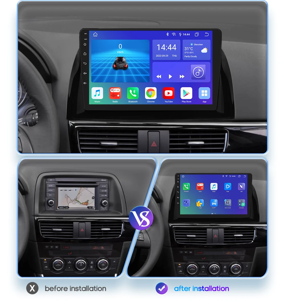 CX-5専用 Androidナビ 2012〜2015年式 CX5 アテンザ2012〜2015 ナビandroid
