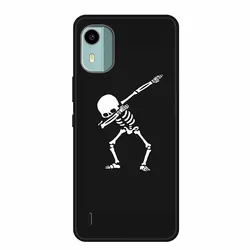 Original Soft Silicone TPU Phone Back Cover with Cartoon Cats for Nokia C12 Plus (7)