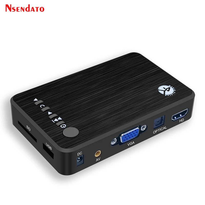 4K Ultra HDD Media Player For Car TV SD MP3 USB External HDD U Disk Full HD H.265 MultiMedia Media Player Box With VGA SD MKV