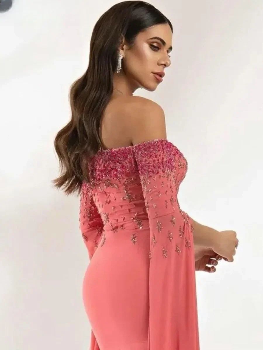 kiss formal dresses Chiffon Mother of the Bride Dress Long On Sale-Bridelily main image 1
