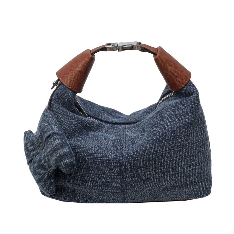 Trendy Women's Denim Handbag Fashion Brand Shoulder Bag Luxury Designer Crossbody Bag Ladies Casual Tote Clutch Bag
