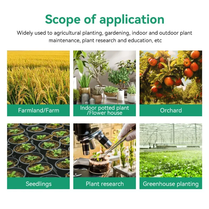 [LXYA68Z] 습도, 비옥도, 온도 및 pH 테스트 토양 측정 키트 6-in-1 정원 도구 측정용