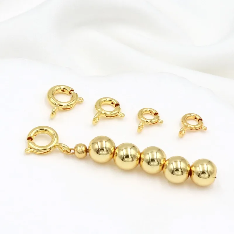 Pack of 10 Sterling Silver Spring Clasps
