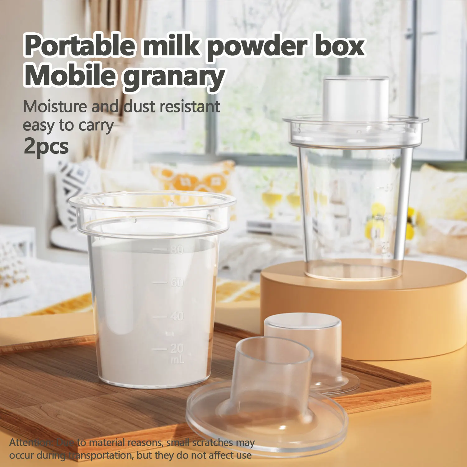 Baby Food Storage Container 80ML PP Material