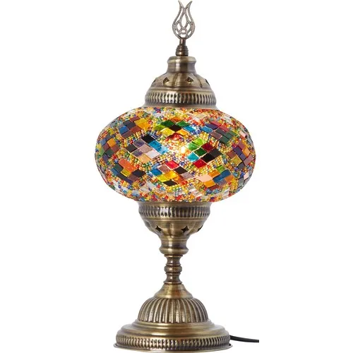 

Demmex Desktop Mosaic Desk Lampshade Night light Decor Lamp