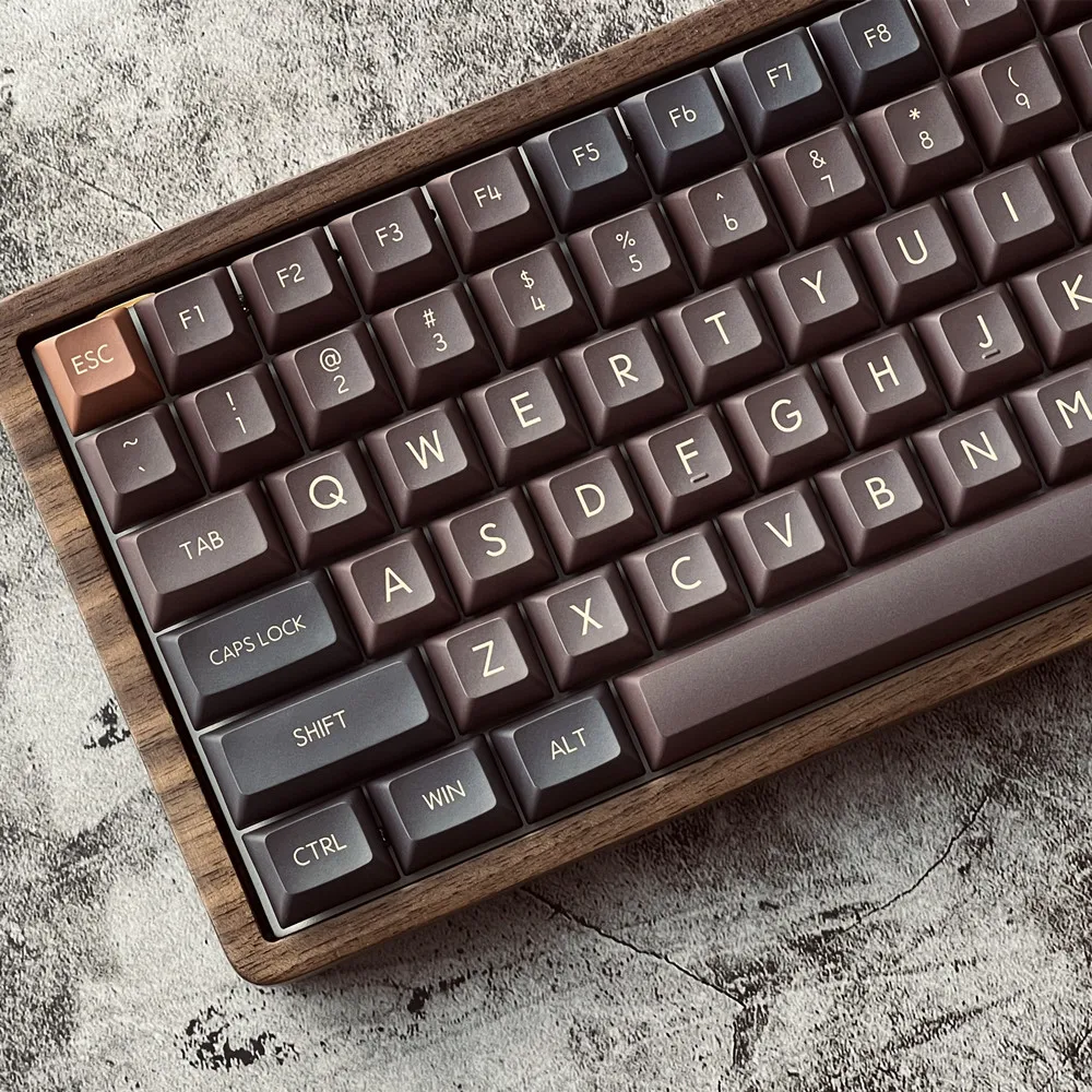 Teclado Mecânico Keycaps Projeto Original Latte Perfil Kca 140 Chaves Pbt Dye Sub Interruptor Gateron Cereja
