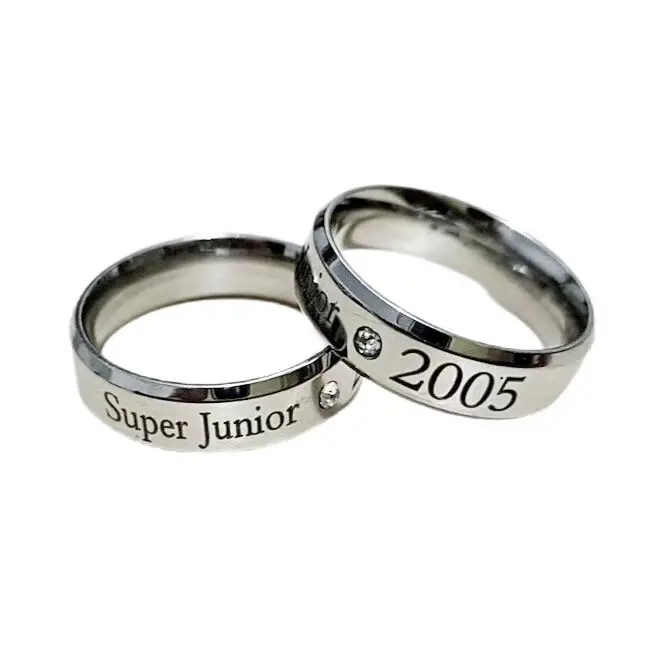 super junior KPOP Ring Necklace Popular Boys Group