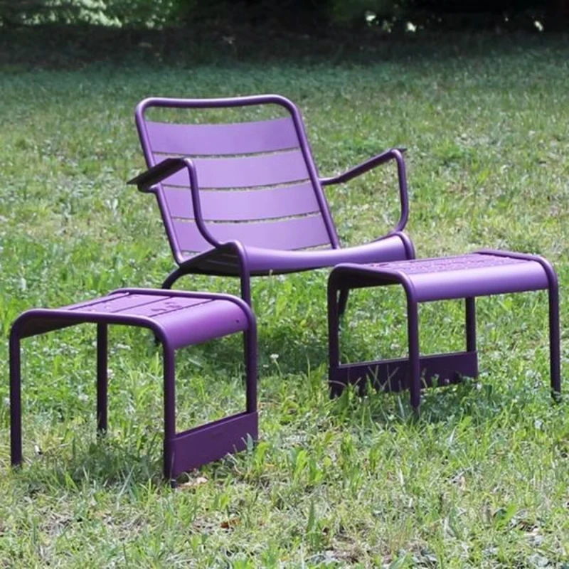 Outdoor Patio Furniture Set Garden Table Chairs Waterproof Sunproof Iron Lounge Seating Backyard Balcony Restaurant Terrace