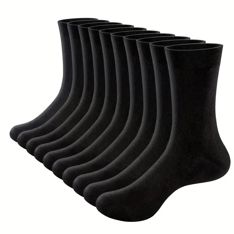 HSS 10Pairs/Lot Business Men’s Cotton Socks Odorless Casual Sport Deodorant Breathable Socks Soft Breathable Black Long Socks Best Sellers In Accessories