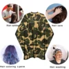 Barbershop Camouflage Salon Gown Adjustable With Snaps Waterproof Hairdressing Apron Antistatic Hairdresser Capes Barber Tools 5