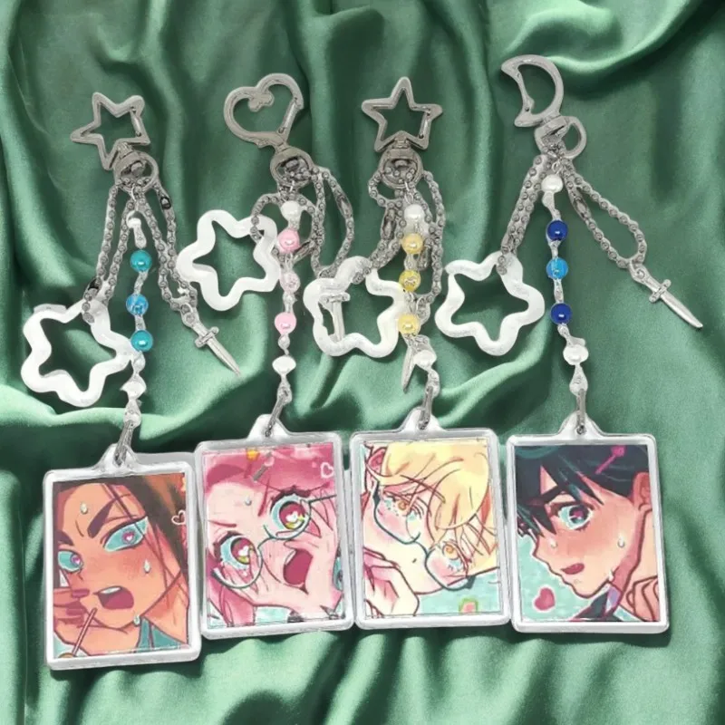 Alien Bühne handgemachte passende Schlüsselanhänger Cartoon Figur Luka Mizi Hyuna und Ivan Handykette Rucksack Anhänger Cosplay Zubehör