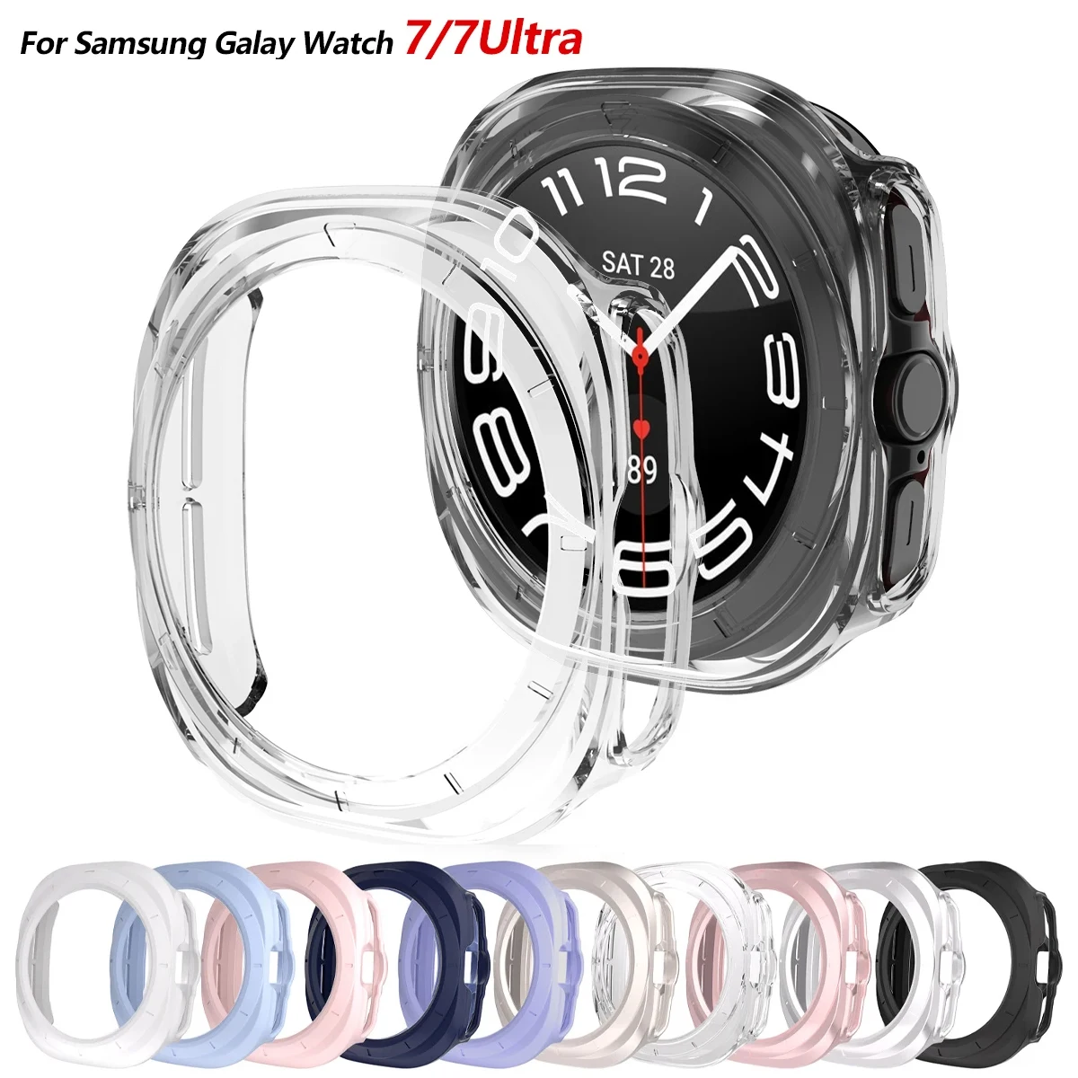 Enhanced TPU Hollow Screen Protector Bumper Shell Frame