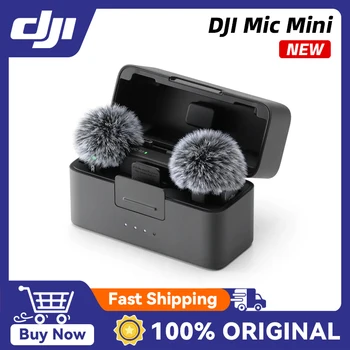 DJI Mic Mini Small, Ultralight, Discreet 48-Hour Operation w/ Case High-Quality Audio With Stable Transmission Original