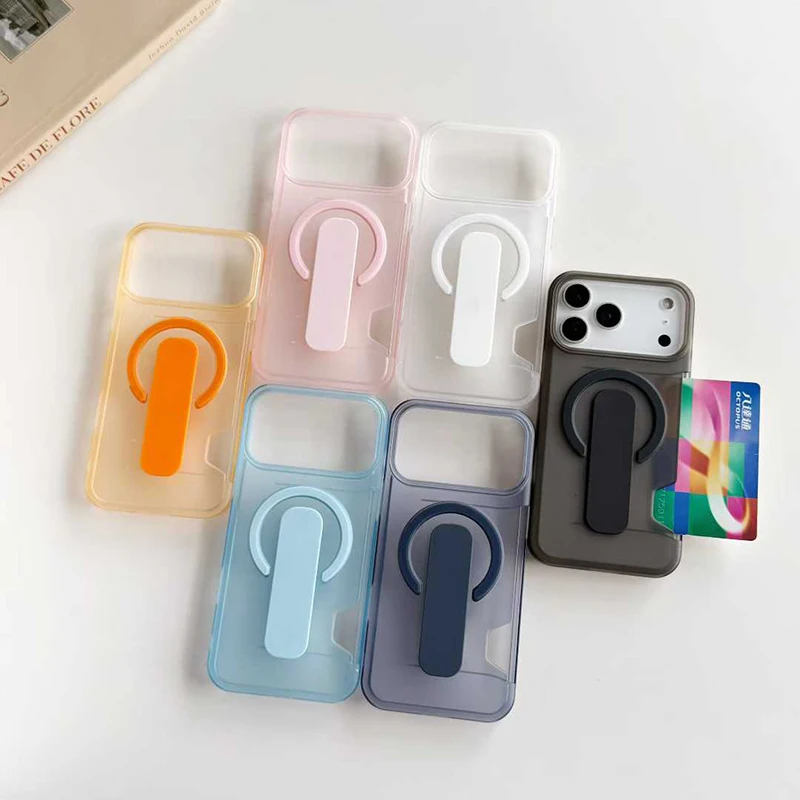 Magnetic Folding Stand Anti-Drop Minimalist Phone Case