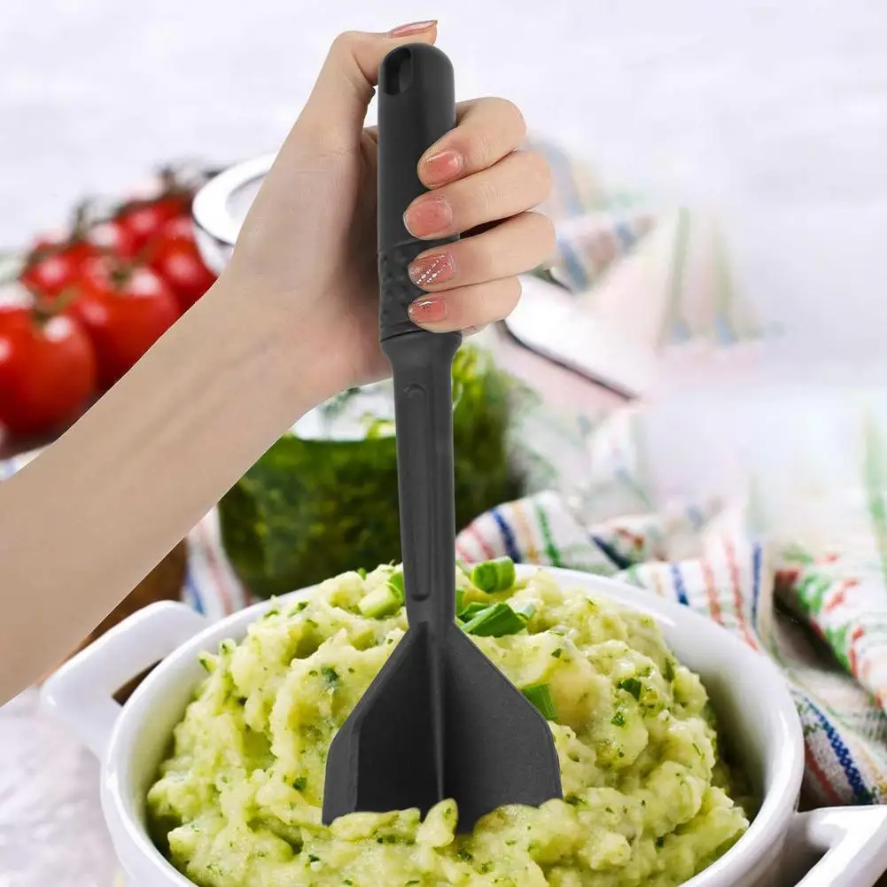 Avocado Masher Sauce Stirrer Meat Grinder Heat-resistant Meat Masher Long Handle Chopper for Ground Beef Hamburger for Mixing