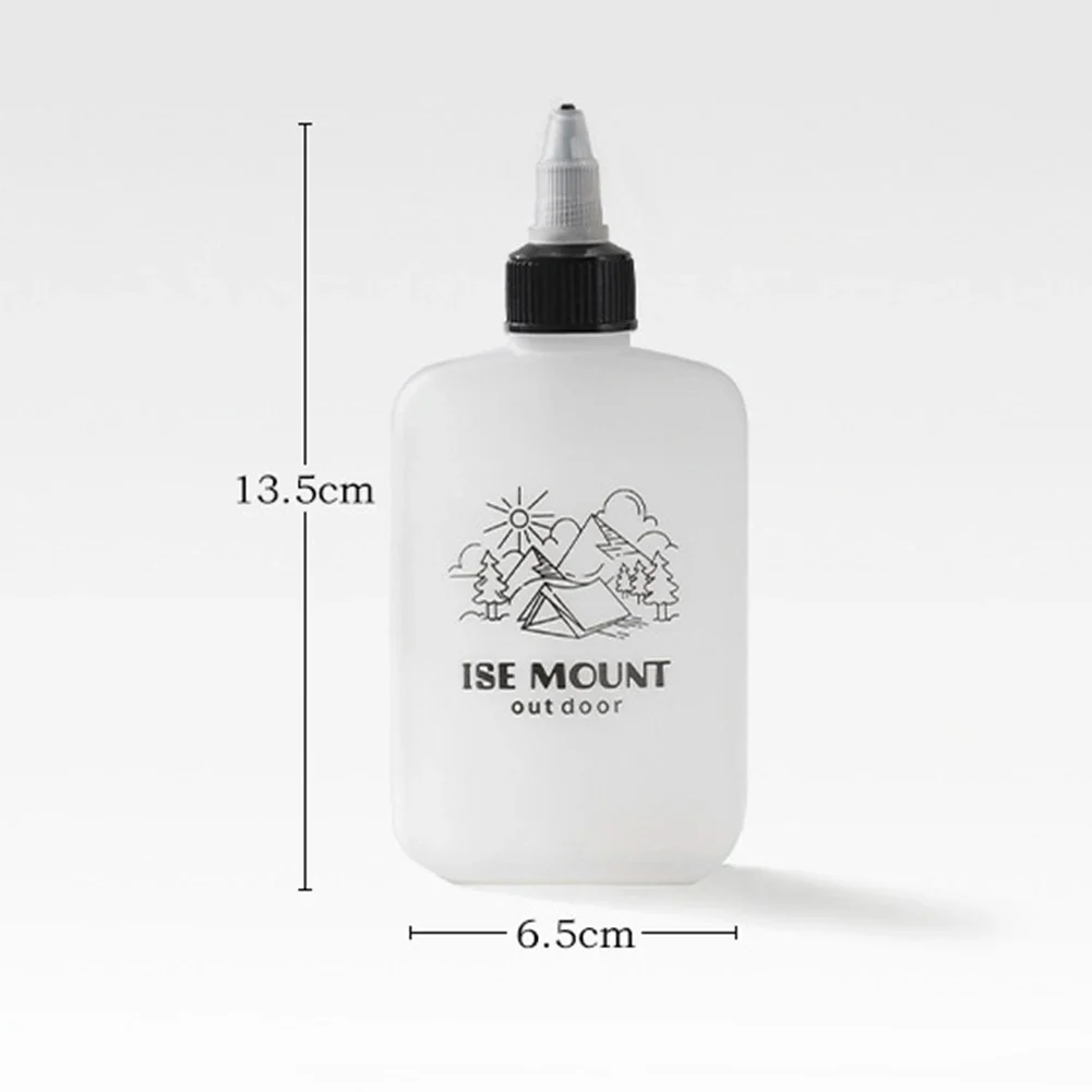 1Pc Seasoning Container Dispenser 120ml Liquid Seasoning Squeeze Bottle Portable Reusable Leak-proof for Outdoor Camping liquid fuel bottle seasoning jar set