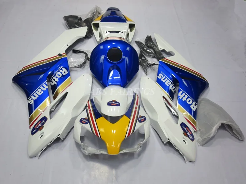 

Новый комплект обтекателей для мотоцикла ABS, подходит для HONDA CBR1000RR 2004 2005 04 05, кузов синего и желтого цвета