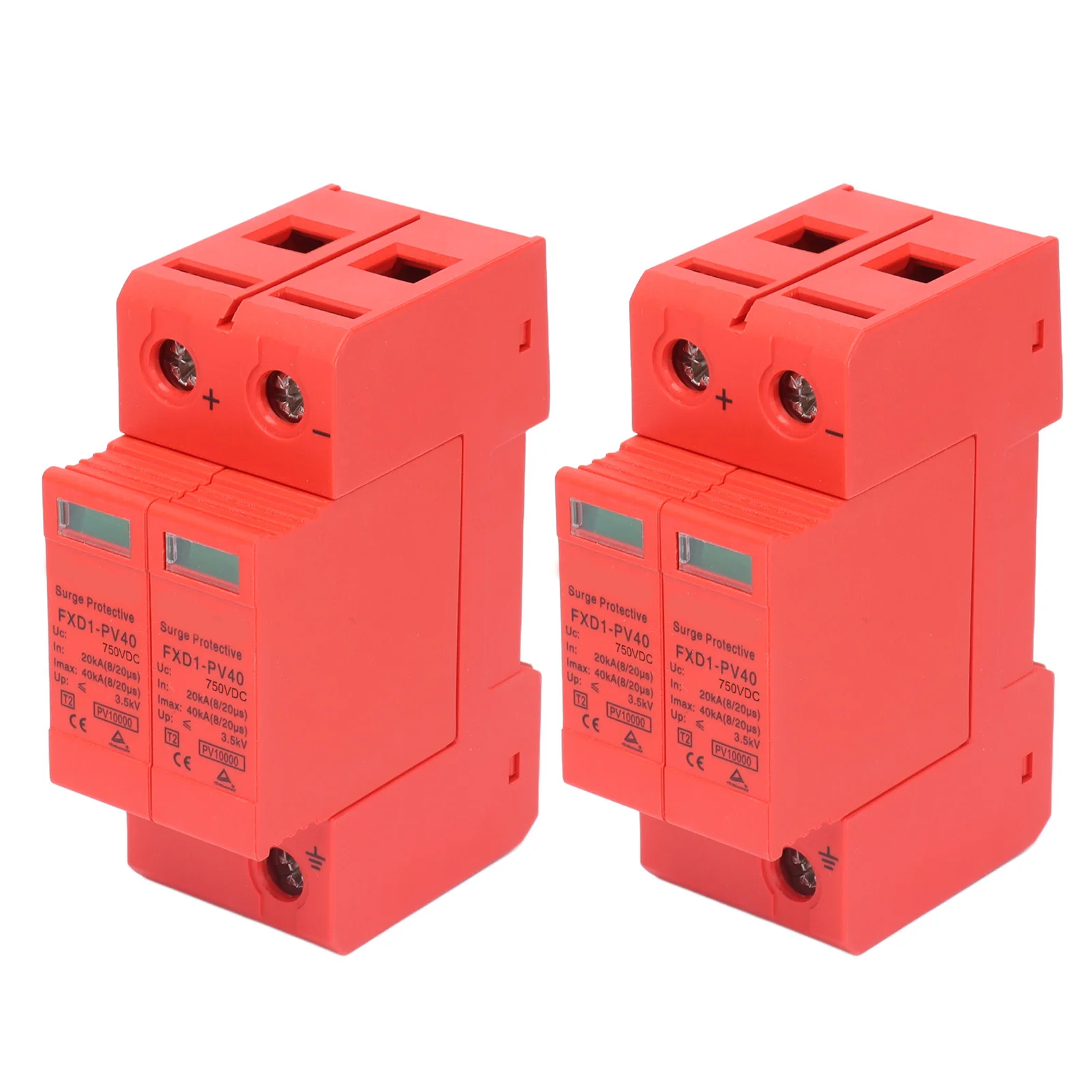 2 Stück 2P 40KA FXD1-PV40 SPD Schutzgeräte DC Photovoltaik Ableiter – Detail 1