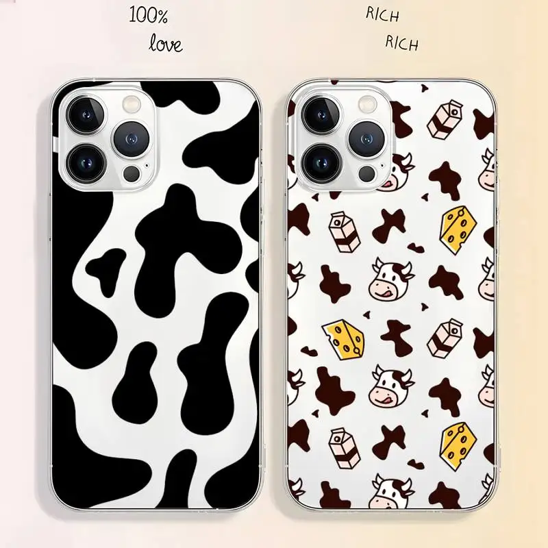 Коровья высококачественный Классический чехол для телефона Прозрачный Iphone Se 5 6 S