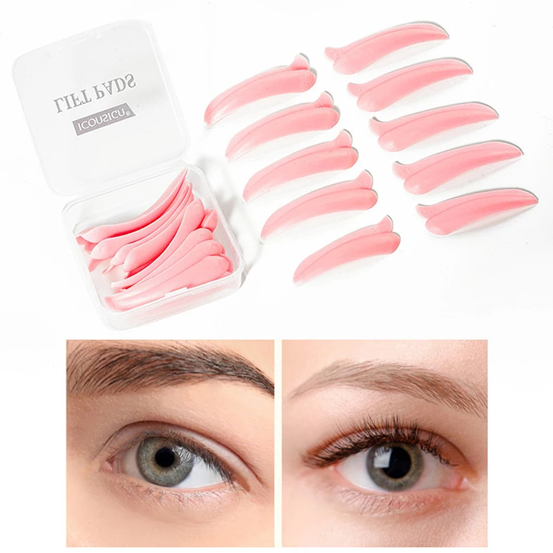 1 Scatola S/M/L/Xl/Xxl Patch Per Sollevamento Ciglia Morbido Silicone Riciclare Aste Perm Eye Lash Lifting Pad Bigodini Strumenti Per Il Trucco