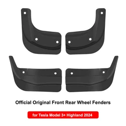 Premium Mud Flaps with Splash Guard Protection - Front & Rear Wheel Fenders (For model 3 2024)