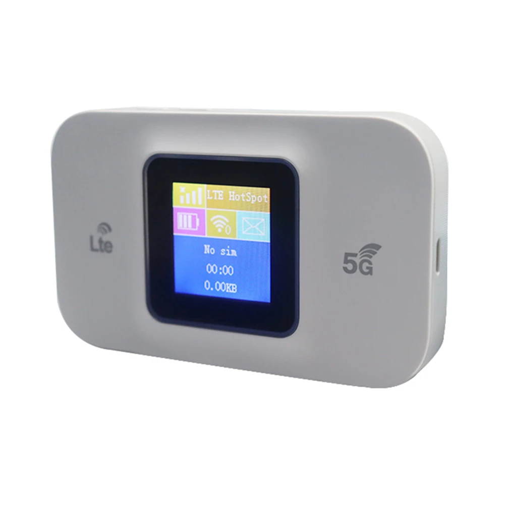 ワイヤレスwifiルーター,4g/5g,150mbps,カラー,液晶ディスプレイ